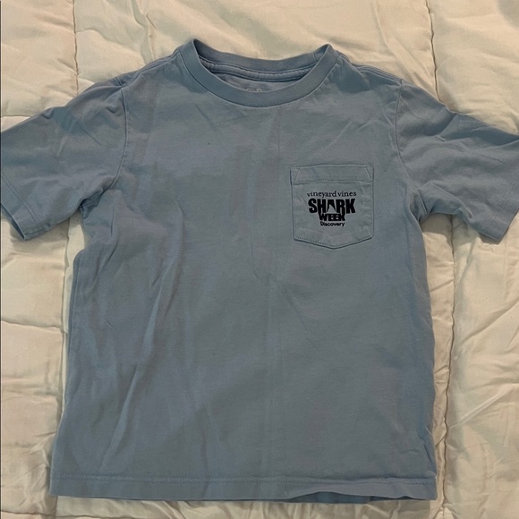 Vineyard Vines Other - Vineyard Vines Light Blue Shark Week Kids Tee